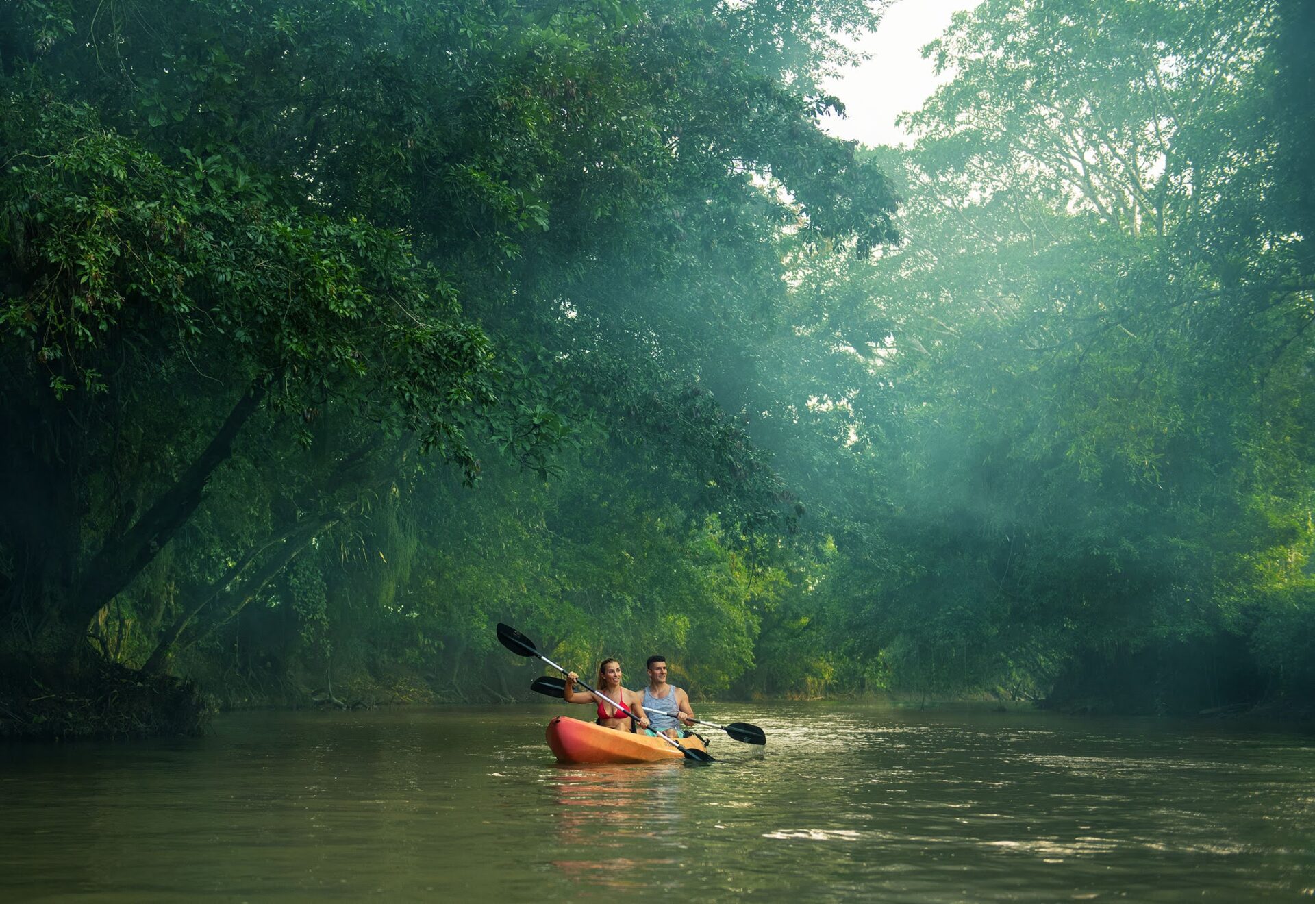 Kayaking on Rio Celeste | Origins Eco-lodge in Costa Rica